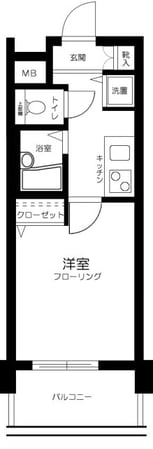 ヴィータローザ大森海岸の物件間取画像